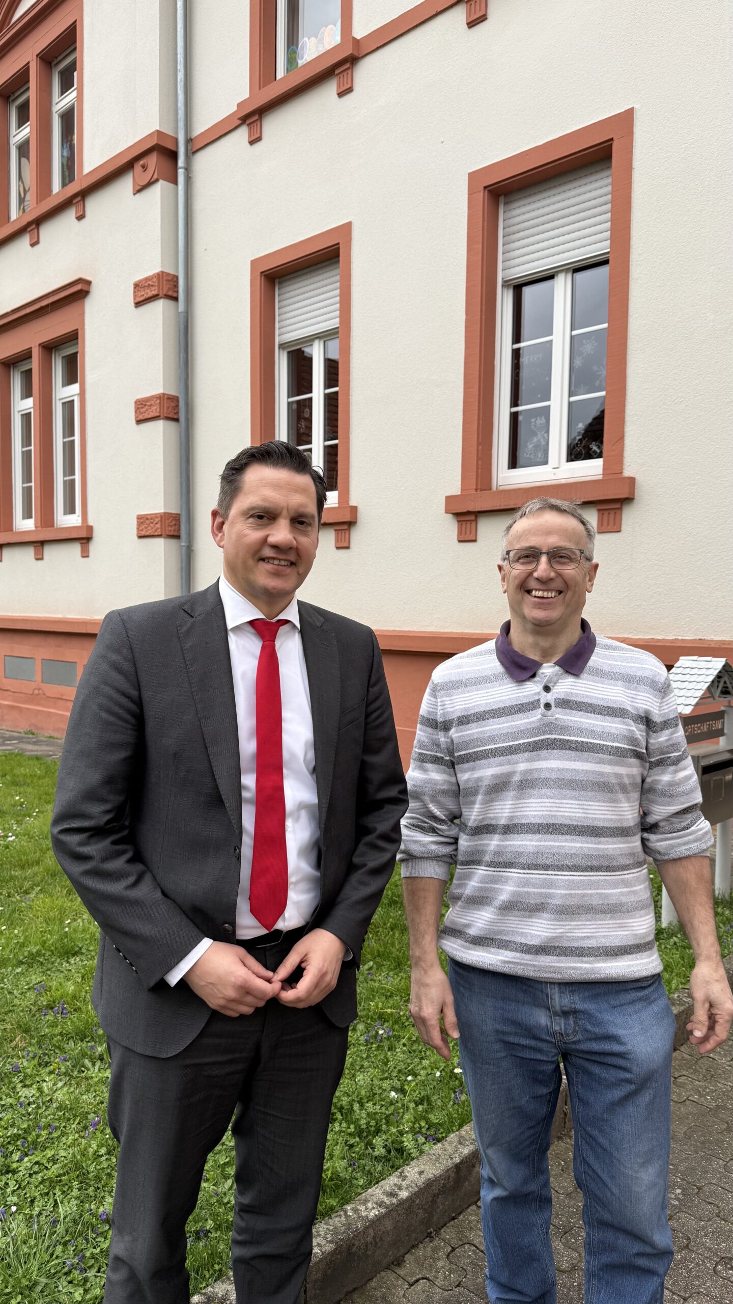 Fechner beeindruckt vom Engagement in Amoltern | Johannes Fechner